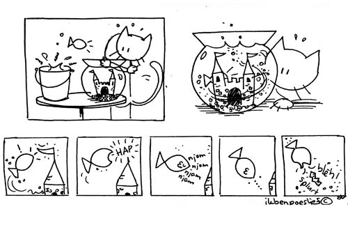 Vraag me af of het kasteel in de smaak valt bij Vis…