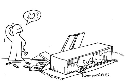 Poeslief en de Ikea-kast, deel 2