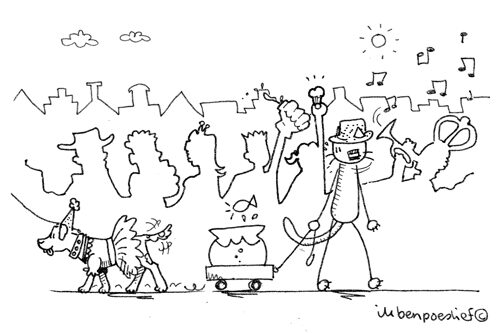 Wat je zoal tegenkomt #Koninginnedag #Amsterdam