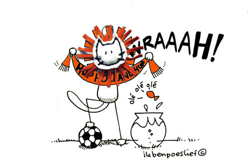 Poeslief & Vis geven de moed niet op!