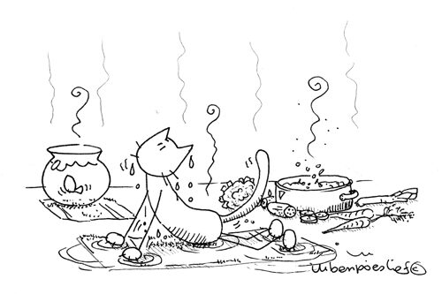 Poeslief & Vis en Bikram Yoga