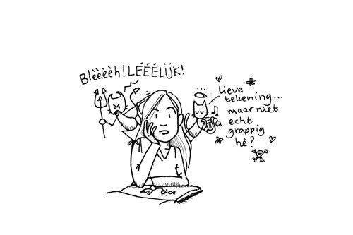 Je moet wel tegen kritiek kunnen…