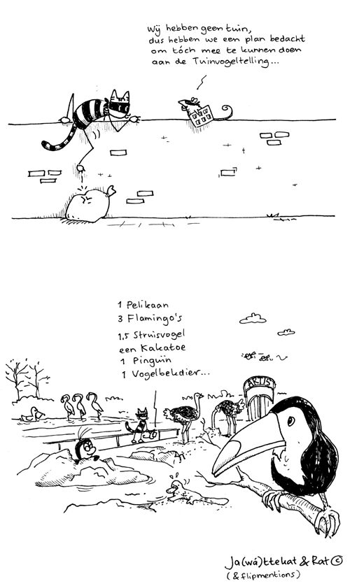 20130118-jattekat-en-rat-flessen-tuinvogeltelling-artis-4263498