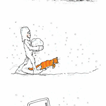 Nelis en de Yeti treffen de laatste voorbereidingen op de dooiaanval…