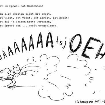 Dit is Sproei het Niezebeest (Poeslief rijmpje)