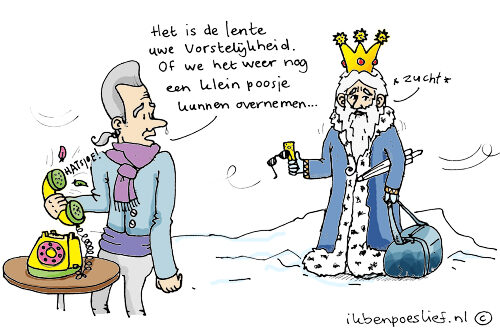 De Lente is wat later…