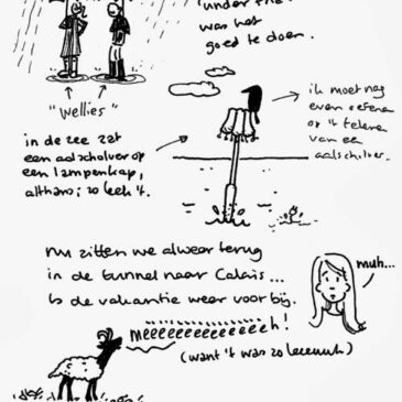 Vakantiedagboek: vuurtoren, aalscholver, een schaap en thuis