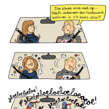 Eerste Kerstdag: in de auto…