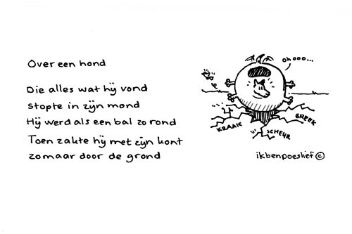 Poeslief rijmpje: “Over een hond”