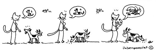 Zit! Af… Rol? #honden