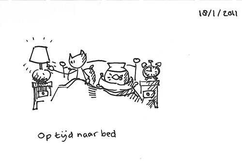 Vroeg naar bed #slaaplekker